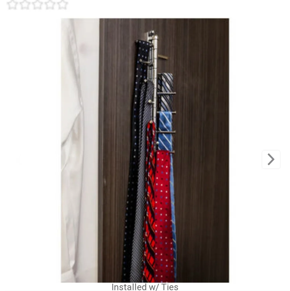 Easy Stor Sliding Tie/Scarf Rack